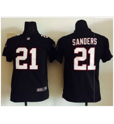 Youth Nike Falcons #21 Deion Sanders Black Alternate Stitched NFL Elite Jersey
