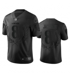 Baltimore Ravens 8 Lamar Jackson Men Nike Black NFL MVP Limited Edition Jersey