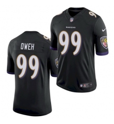Men Baltimore Ravens 99 Odafe Oweh Black 2021 Limited Football Jersey