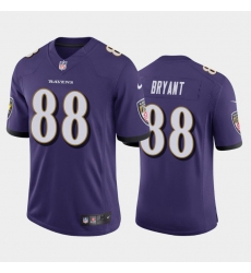 Men Baltimore Ravens Dez Bryant Purple Vapor Untouchable Limited Jersey