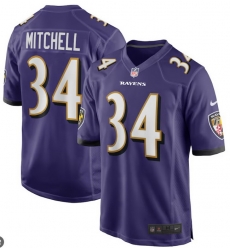 Men Baltimore Ravens Nike Keaton Mitchell Purple F U S E Stitched NFL Jersey Men Baltimore Ravens Nike Keaton Mitchell Purple F U S E Stitched NFL Jersey