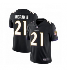 Mens Baltimore Ravens 21 Mark Ingram II Black Alternate Vapor Untouchable Limited Player Football Jersey