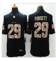 New Baltimore ravens #29 Justin Forsett Black Men Stitched NFL Limited Salute to Service jersey