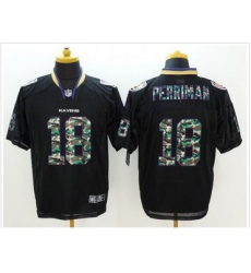 Nike Baltimore Ravens #18 Breshad Perriman Mens Stitched NFL Elite Camo Fashion Jersey