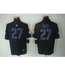 Nike Baltimore Ravens 27 Ray Rice Black Limited Impact NFL Jerseys