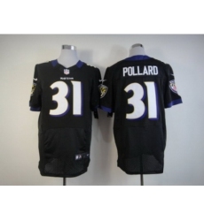 Nike Baltimore Ravens 31 Bernard Pollard Black Elite NFL Jersey