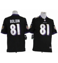Nike Baltimore Ravens 81 Anquan Boldin Black Game NFL Jersey