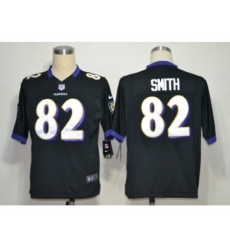 Nike Baltimore Ravens 82 Torrey Smith Black Game NFL Jersey