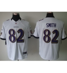 Nike Baltimore Ravens 82 Torrey Smith White Limited NFL Jersey