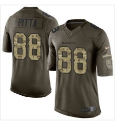 Nike Baltimore Ravens #88 Dennis Pitta GreenI Men 27s Stitched NFL Limited Salute to Service Jersey