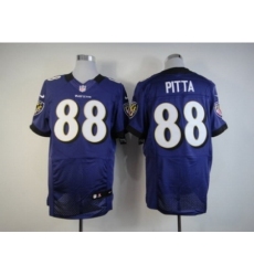 Nike Baltimore Ravens 88 Dennis Pitta Purple Elite NFL Jersey