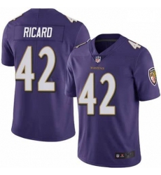 Nike Patrick Ricard Baltimore Ravens Limited Purple Team Color Vapor Untouchable Jersey Men's