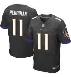 Nike Ravens #11 Breshad Perriman Black Alternate Mens Stitched NFL New Elite Jersey
