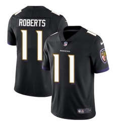 Nike Ravens 11 Seth Roberts Black Alternate Men Stitched NFL Vapor Untouchable Limited Jersey