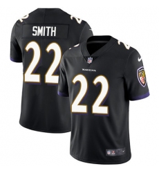 Nike Ravens #22 Jimmy Smith Black Alternate Mens Stitched NFL Vapor Untouchable Limited Jersey