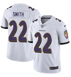 Nike Ravens #22 Jimmy Smith White Mens Stitched NFL Vapor Untouchable Limited Jersey