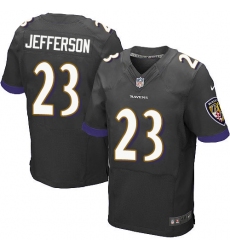 Nike Ravens #23 Tony Jefferson Black Alternate Mens Stitched NFL New Elite Jersey