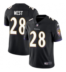 Nike Ravens #28 Terrance West Black Alternate Mens Stitched NFL Vapor Untouchable Limited Jersey