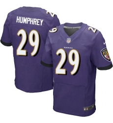 Nike Ravens #29 Marlon Humphrey Purple Team Color Mens Stitched NFL New Elite Jersey