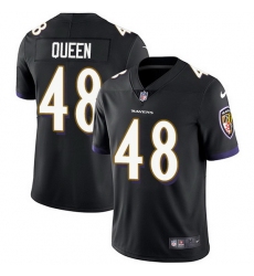 Nike Ravens 48 Patrick Queen Black Alternate Men Stitched NFL Vapor Untouchable Limited Jersey