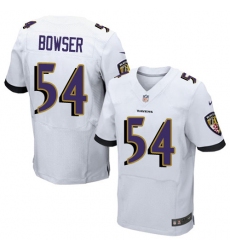 Nike Ravens #54 Tyus Bowser White Mens Stitched NFL New Elite Jersey