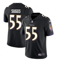 Nike Ravens #55 Terrell Suggs Black Alternate Mens Stitched NFL Vapor Untouchable Limited Jersey