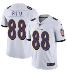 Nike Ravens #88 Dennis Pitta White Mens Stitched NFL Vapor Untouchable Limited Jersey