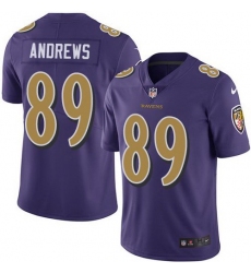 Nike Ravens 89 Mark Andrews Purple Color Rush Limited Jersey