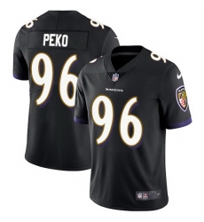 Nike Ravens 96 Domata Peko Sr Black Alternate Men Stitched NFL Vapor Untouchable Limited Jersey