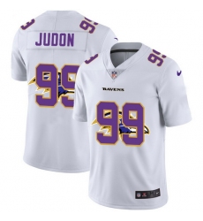Nike Ravens 99 Matthew Judon White Shadow Logo Limited Jersey