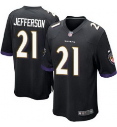 Nike Ravens #21 Tony Jefferson Black Alternate Youth Stitched NFL New Elite Jersey