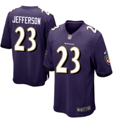 Nike Ravens #23 Tony Jefferson Purple Team Color Youth Stitched NFL New Elite Jersey