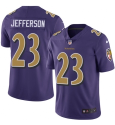 Nike Ravens #23 Tony Jefferson Purple Youth Stitched NFL Limited Rush Jersey