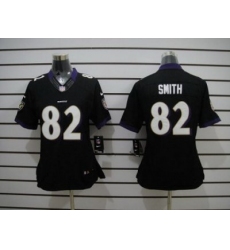 Nike Youth NFL Baltimore Ravens #82 Torrey Smith Black Jerseys