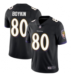 Ravens 80 Miles Boykin Black Alternate Youth Stitched Football Vapor Untouchable Limited Jersey