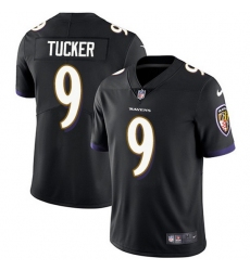 Youth Baltimore Ravens 9 Justin Tucker Black Vapor Untouchable Limited Stitched Jersey 