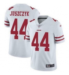 Youth Nike 49ers #44 Kyle Juszczyk White Stitched NFL Vapor Untouchable Limited Jersey