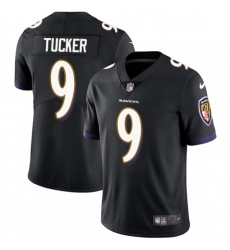 Youth Nike Baltimore Ravens 9 Justin Tucker Elite Black Alternate NFL Jersey