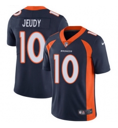 Youth Nike Broncos 10 Jerry Jeudy Navy Blue Alternate Stitched NFL Vapor Untouchable Limited Jersey