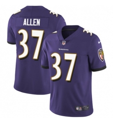 Youth Nike Javorius Allen Baltimore Ravens Limited Purple Team Color Jersey
