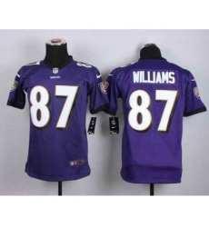 nike youth nfl jerseys baltimore ravens 87 williams purple[nike]