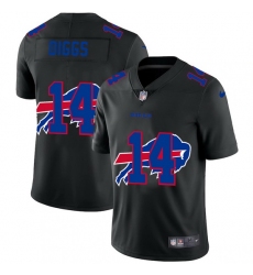Buffalo Bills 14 Stefon Diggs Men Nike Team Logo Dual Overlap Limited NFL Jersey Black