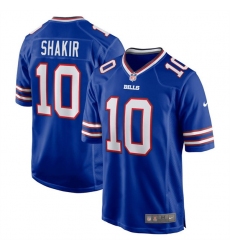 Men  Buffalo Bills 10 Khalil Shakir Blue Limited Jersey