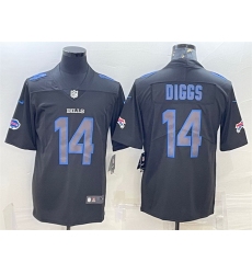 Men Buffalo Bills 14 Stefon Diggs Black 2018 Impact Limited Stitched Jersey
