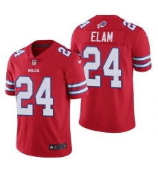 Men Buffalo Bills 24 Kaiir Elam Red Vapor Untouchable Limited Stitched jersey