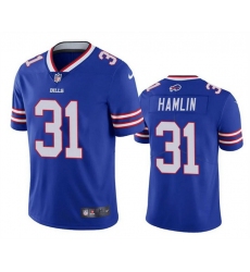 Men Buffalo Bills 31 Damar Hamlin Blue Vapor Untouchable Limited Stitched Jersey