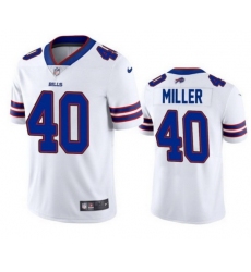 Men Buffalo Bills 40 Von Miller White Vapor Untouchable Limited Stitched jersey
