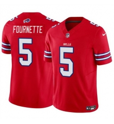 Men Buffalo Bills 5 Leonard Fournette Red Vapor Untouchable Limited Stitched Football Jersey