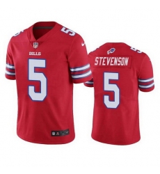 Men Buffalo Bills 5 Marquez Stevenson Red Vapor Untouchable Limited Stitched jersey