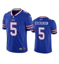Men Buffalo Bills 5 Marquez Stevenson Royal Vapor Untouchable Limited Stitched jersey